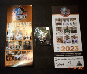 HALL OF FAME GAMEDAY (8.4.23 - Browns v Jets) spilla da bavero, programma festival e mappa - Foto 1 di 9