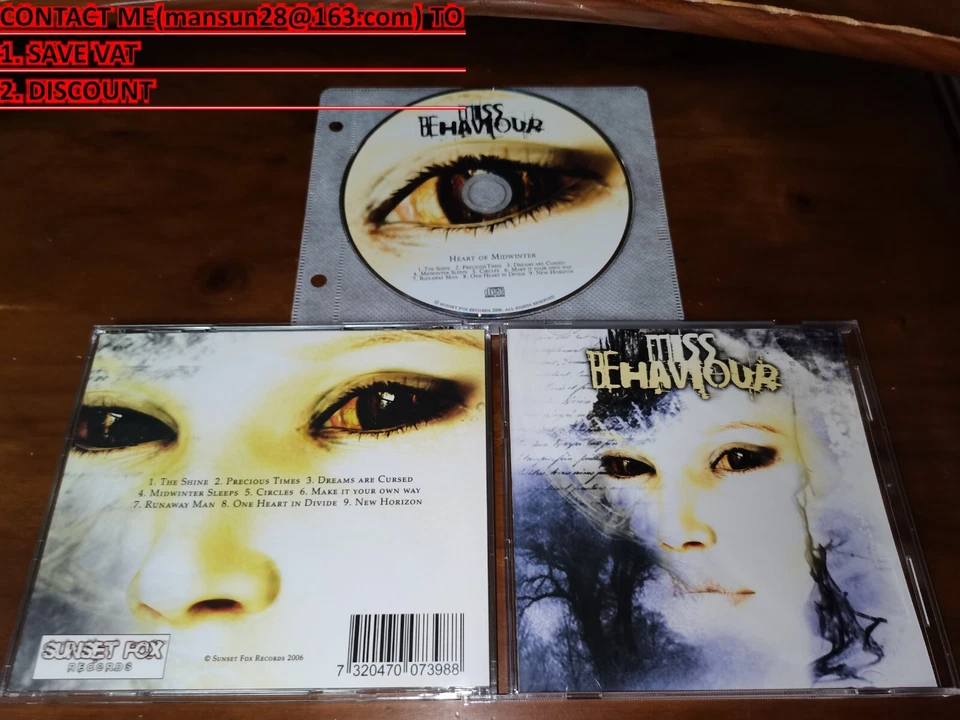 Miss Behaviour / Heart Of Midwinter ORG Treat Sunset Fox Records 1ST PRESS D5 - Image 1 of 1