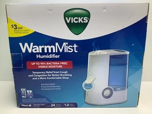 New Vicks Warm Moisture Humidifier V750D1 Relieve Cough And Congestion - Picture 1 of 5