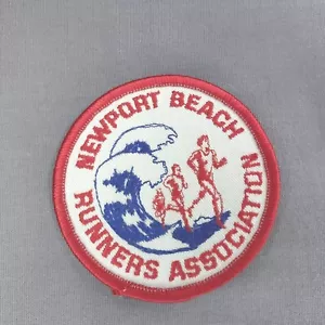 Newport Beach Runners Association CA California 3" Iron On Patch - Picture 1 of 2
