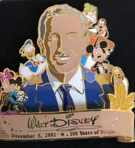 Vintage Walt Disney 100 Jahre Magic Cast exklusiv LTD ED 6000 Pin verpackt NEU - Bild 1 von 4