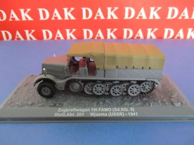 Diecast 1/72 Tank Zugkraftwagen (Sd.Kfz.9) 18T Famo StuG. Abt. 201 USSR 1941 - Immagine 1 di 4