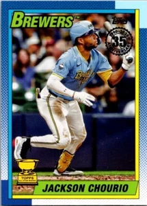 2025 Topps Series 1 - 1990 Topps Baseball Jackson Chourio #T90-37 - Picture 1 of 2