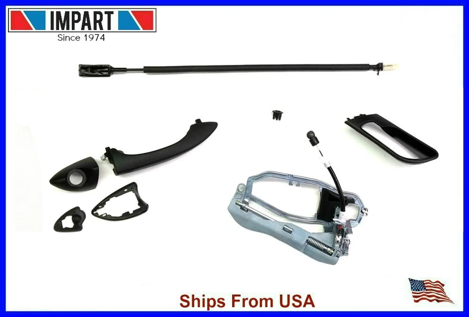 BMW X5 Door Handle Kit Complete Set With Cable Front Drivers Side - Изображение 1 из 1