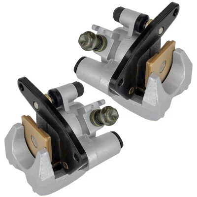 Pinza de freno delantera izquierda derecha con pastillas para Yamaha Kodiak 450 YFM450 4X4 2003-2024 Foto 1 de 4