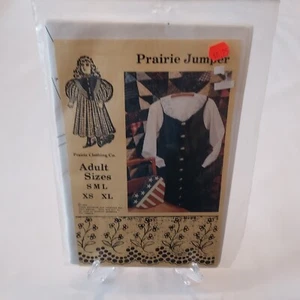 De colección 1989 Prairie Clothing Company Prairie Jumper Patrón Tallas XS S M L XL - Imagen 1 de 4