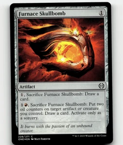 MTG Furnace Skullbomb 228 FOIL Phyrexia: All Will Be Common - Picture 1 of 1