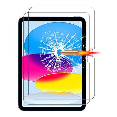 2pcs Tempered Glass Screen Protector for Apple iPad 10th Gen 10.9 Inch 2022 2023 - Image 1 of 4