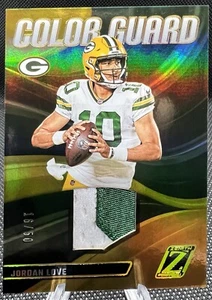 2023 Panini Zenith - Color Guard Prime (no. CG-4) Jordan Love #16/50 PATCH! - Picture 1 of 2