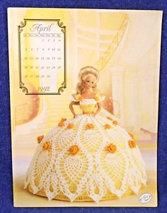 April 1992 Annies Attic Cotillion Collection Crochet 12" Doll Dress Pattern - Picture 1 of 3