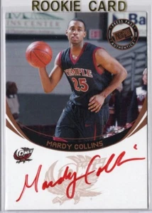 Scheda autografa 2006 Press Pass Basket Mardy Collins Bronzo Tempio Università - Foto 1 di 5