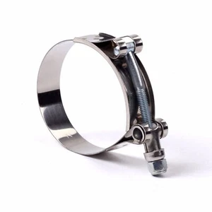 20x Premium 304 Stainless Steel T-Bolt Turbo Silicone Hose Clamp 3.5" 83-91mm - Picture 1 of 4