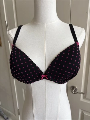 Betsey Johnson Intimates 34DD Bright Pink Underwire Bra - Image 1 of 4