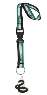Harry Potter Slytherin Hogwarts Wristlet Keychain Breakaway Lanyard Wrist Strap - Image 1 of 3