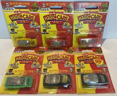Lot Of 6 VINTAGE - 1990 NEW IN BOX - Majorette Magic Cars 290 Series NOS - Image 1 of 4