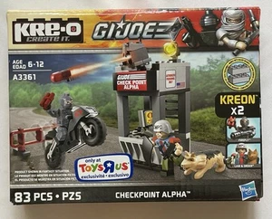 KRE-O GI JOE CHECKPOINT ALPHA FIREFLY / LAW & ORDER MICRO FIGURES SET MISB 2012 - Picture 1 of 5