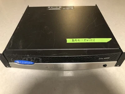 Crown Audio CTs-4200 Four-Channel Power Amplifier 2U Rackmount 180w Per Channel - Image 1 of 4