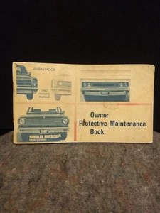 Vintage Original 1967 AMC Owner Protective Maintenance Book Rambler - Bild 1 von 1