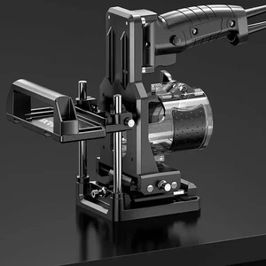 Woodworking universal tool hole opener trimmer bracket two-in-one connector - Picture 1 of 22