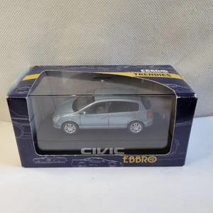 EBBRO 43147 1:43 SCALE 2002 HONDA EU CIVIC 5-DOOR HATCHBACK DIE CAST MODEL GREEN - Picture 1 of 12