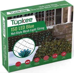 Tupkee Christmas Light Net – 150 LED Blue Mesh Blanket Lights - 4 ft x 6 ft - Picture 1 of 3
