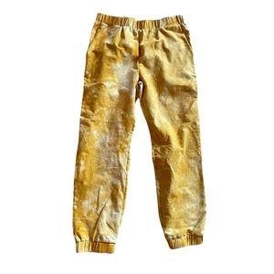 Forever 21 Damen L Batik Jogger Jogginghose gelb Lounge Freizeit weich - Bild 1 von 8