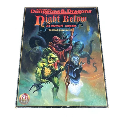 Night Below - Módulo de Aventura - AD&D Advanced Dungeons and Dragons M11727 Foto 1 de 4