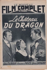 Nouveau Film Complet N° 61/1947 - Le Château du Dragon, Gene Tierney V. Price - Picture 1 of 1