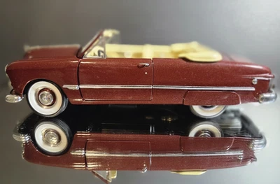NEW!  Crown Premiums:  1949 Ford Convertible, Dark Red Burgundy, 1:24 Diecast - Image 1 of 4
