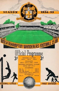 FA CHARITY SHIELD PROGRAMME 1954 Wolves v West Brom - Picture 1 of 1