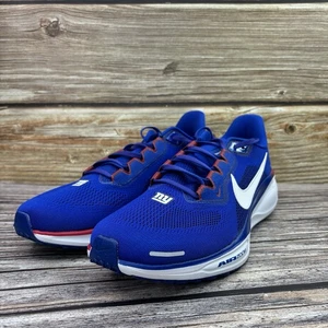 Mens Sz 10.5 Nike Air Zoom Pegasus 41 New York Giants Sneakers Blue FZ5088-400 - Picture 1 of 8