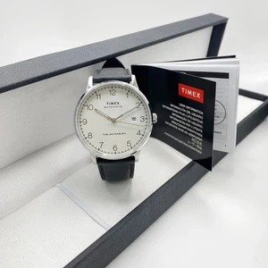 Timex Waterbury 40 mm acero inoxidable esfera blanca reloj automático para hombres TWH6Z2810ZV - Imagen 1 de 5