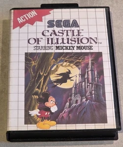 MICKEY MOUSE CASTLE OF ILLUSION SEGA MASTER SYSTEM SN - Picture 1 of 4