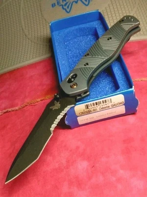 ✨LTD.-ED.✨ Benchmade🦋 ⚡GAUCHO⚡ 12800SBK-801 *053/300* (T6 Air Alum/M4)  NEW!🎁 - Image 1 of 4