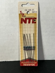 NTE Flammschutzwiderstand 18k Ohm 2%. 1/2W HW318 - Bild 1 von 3