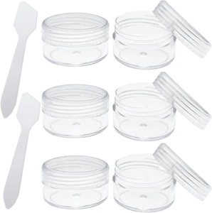 6 Stück Kleine Döschen 10Ml Mit Deckel Plastik Cremedosen Zum Befüllen Leer Kosm - Bild 1 von 9