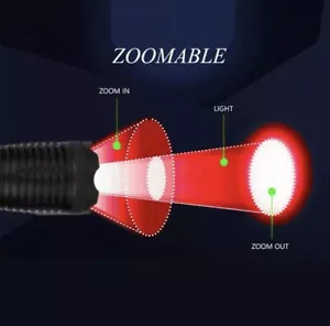 CARP TECH RED Laser Tufty Bird Scaring Torch Light Zoom 350+ Yds Fishing Tuftie - Picture 1 of 7