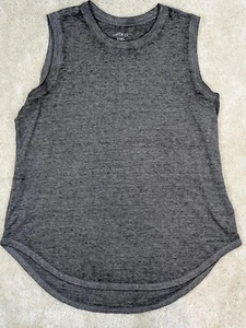 Active bcg Size L Women's Burnout Muscle Tank Top Gray  - Picture 1 of 5