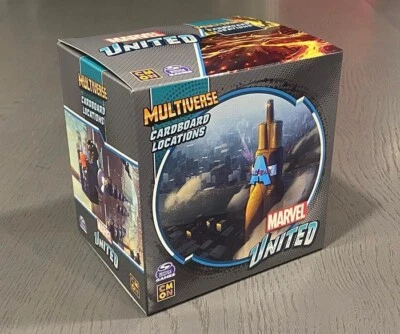 Marvel United MULTIVERSE CARDBOARD LOCATIONS New! KICKSTARTER EXCLUSIVE! KSE - Image 1 of 4