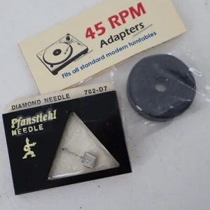 Pfanstiehl Needle 702-D7 e adattatore vintage 45 sigillato - Foto 1 di 5