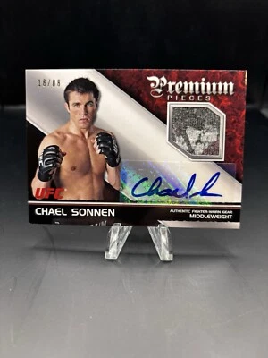 2012 Topps UFC Knockout Premium Pieces Relics Autographs #APPCS Chael Sonnen /88 - Image 1 of 2