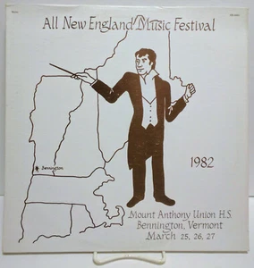 1982 All New England Music Festival, Mount Anthony Union High School Vermont LP - Bild 1 von 6