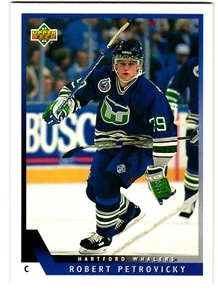 1993-94 Upper Deck #37 Robert Petrovicky Hartford Whalers - Bild 1 von 2