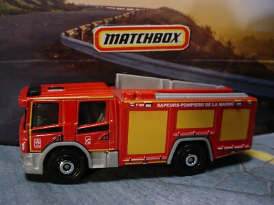 2023 MBX EUROPEAN HIGHWAYS ➽ SCANIA P 360 FIRE ENGINE 🔥 red ➽Matchbox loose - Image 1 of 3