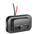 Car Fast Charger Socket PD Type-C Ports Dual USB Power Adapter Auto Accessories
