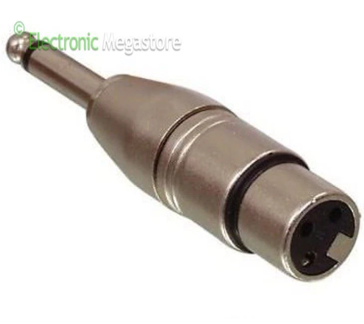 FLA-ELECTRONIC ADATTATORE CANON DA 3P XLR FEMMINA A MONO 6.3 MASCHIO JACK
