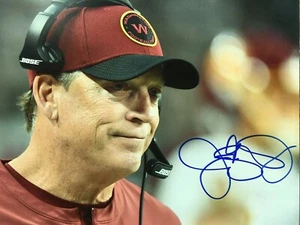 JACK DEL RIO Signed Autographed 8x10 Photo DENVER Broncos Raiders Washington - Picture 1 of 1