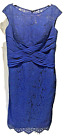 Dress Mother Of Bride/Bridegroom By Mon Cheri Size 12 Royal Blue Nwt Fabulous