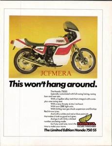 HONDA '750SS' Motor Cycle ADVERT 1979 Original Vintage Print Ad 690/26 - Picture 1 of 1
