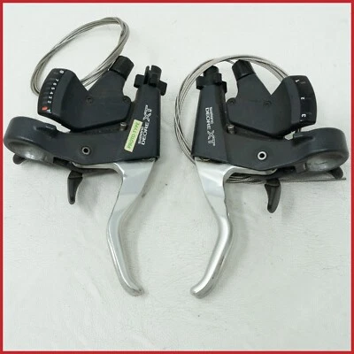 NOS SHIMANO XT ST-M739 PROTOTYPE SHIFTERS SHIFTING BRAKING LEVERS VINTAGE MTB - Image 1 of 4